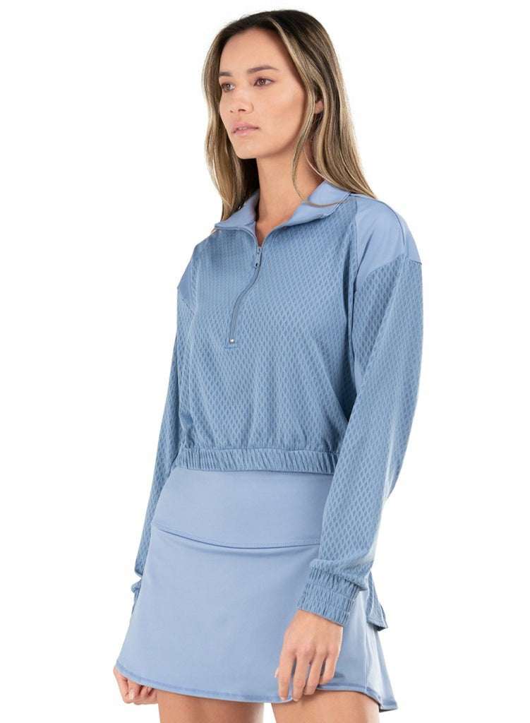 Women T-Shirts & Tops | K-Swiss DIAMOND 1/4 ZIP L/S Infinity