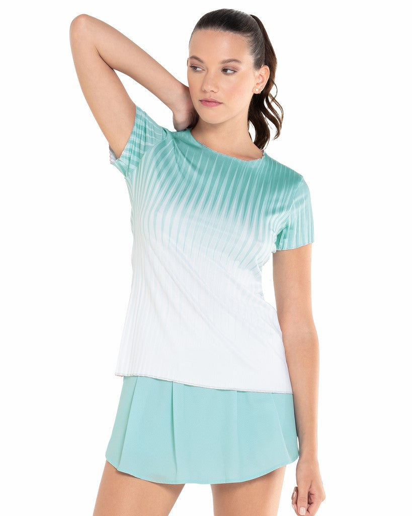 Women T-Shirts & Tops | K-Swiss PLEATED S/S CREW Nile