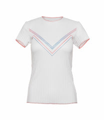 Women T-Shirts & Tops | K-Swiss PLEATED S/S CREW White