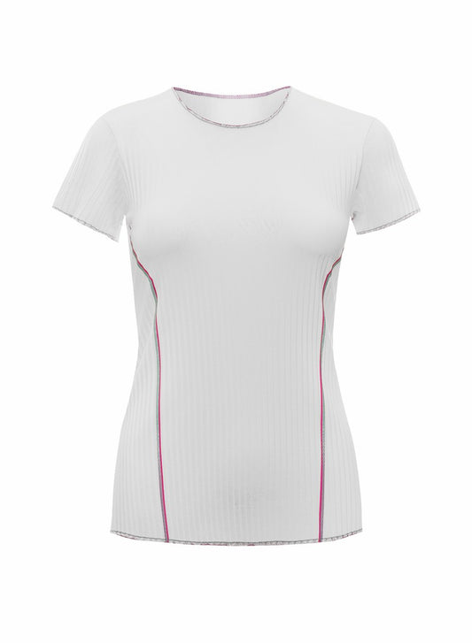 Women T-Shirts & Tops | K-Swiss PLEATED S/S CREW White/angel