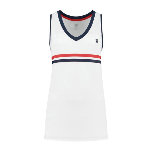 Women T-Shirts & Tops | K-Swiss WOMENS HERITAGE SPORT TANK TOP White