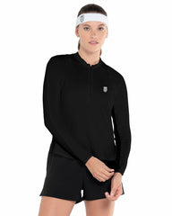 Women Tennis | K-Swiss EXCEL ZIP L/S Black