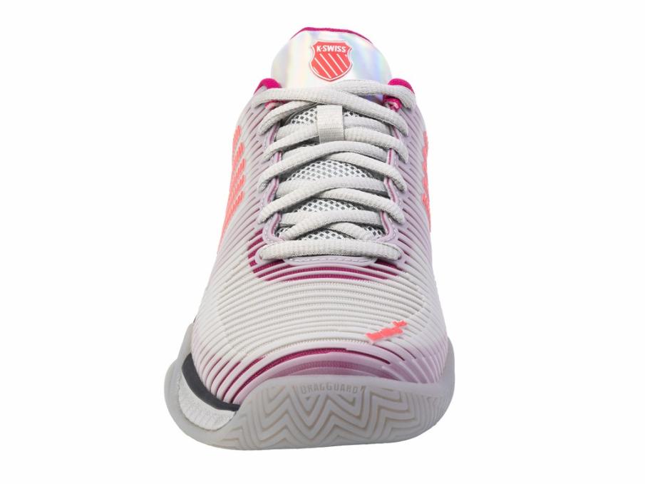 Women Tennis | K-Swiss HYPERCOURT EXPRESS 2 LUCKY IN LOVE Silver/harbour Mist/dragon Fruit