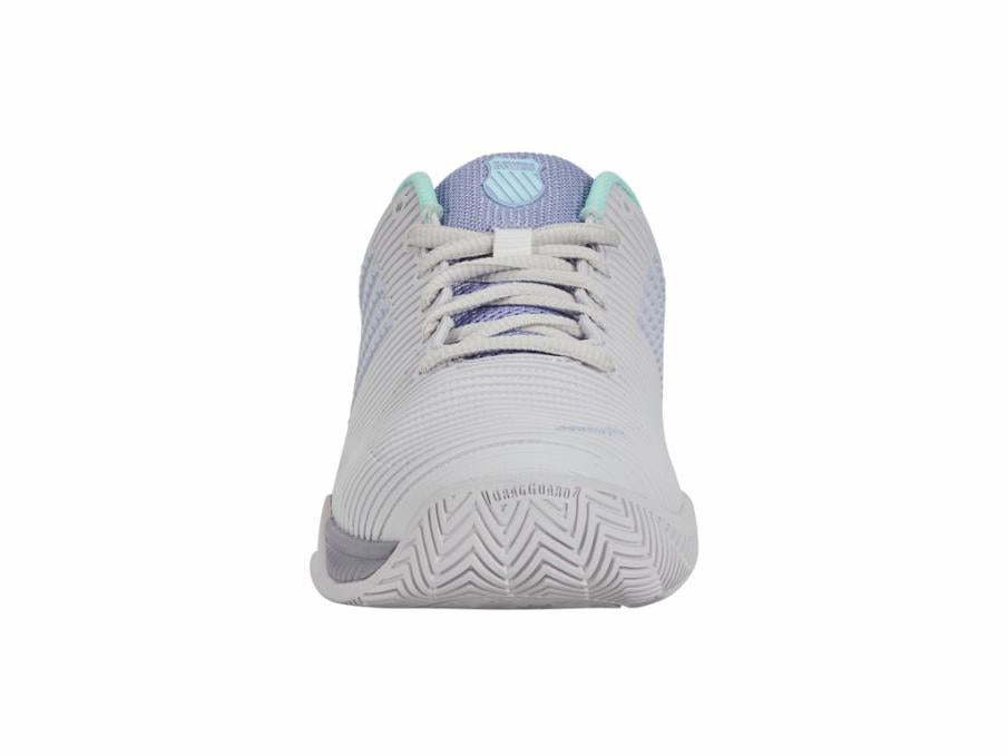 Women Tennis | K-Swiss HYPERCOURT EXPRESS 2 Nimbus Cloud/lilac Gray/neon Purple