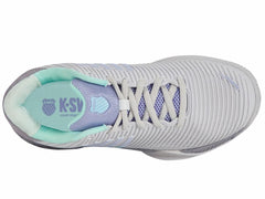 Women Tennis | K-Swiss HYPERCOURT EXPRESS 2 Nimbus Cloud/lilac Gray/neon Purple