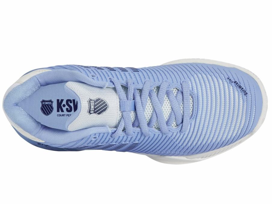 Women Tennis | K-Swiss HYPERCOURT EXPRESS 2-WIDE Bright White/open Air/estate Blue