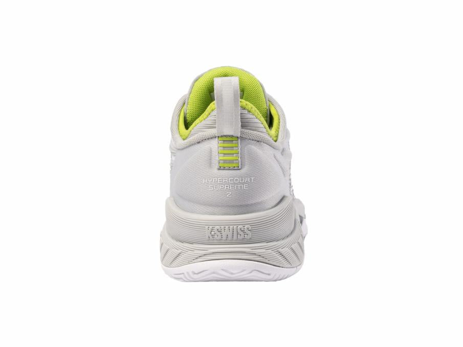 Women Tennis | K-Swiss HYPERCOURT SUPREME 2 Gray Violet/white/lime Green