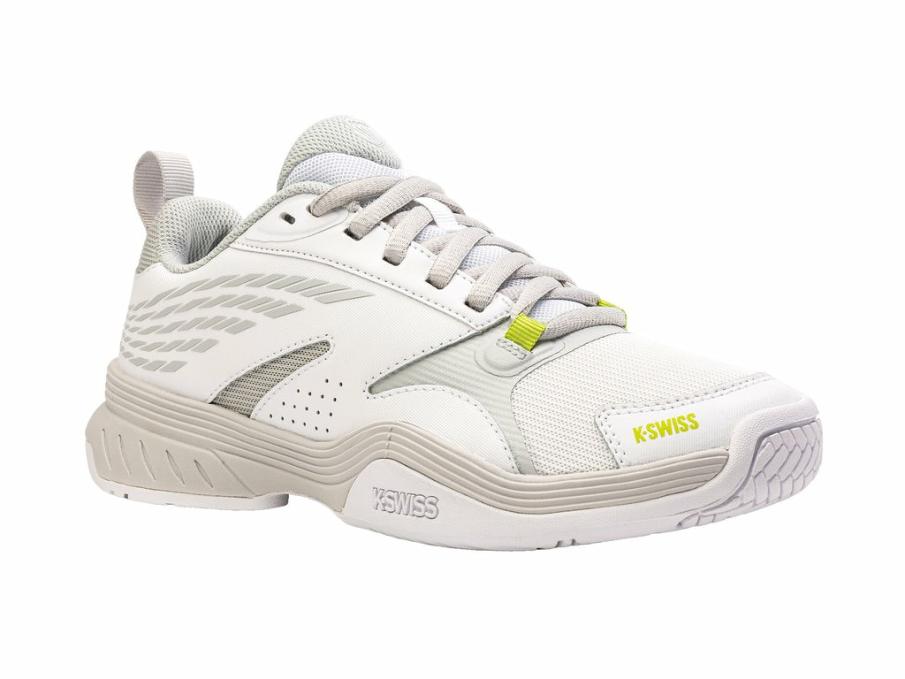 Women Tennis | K-Swiss SPEEDEX White/gray Violet/lime Green