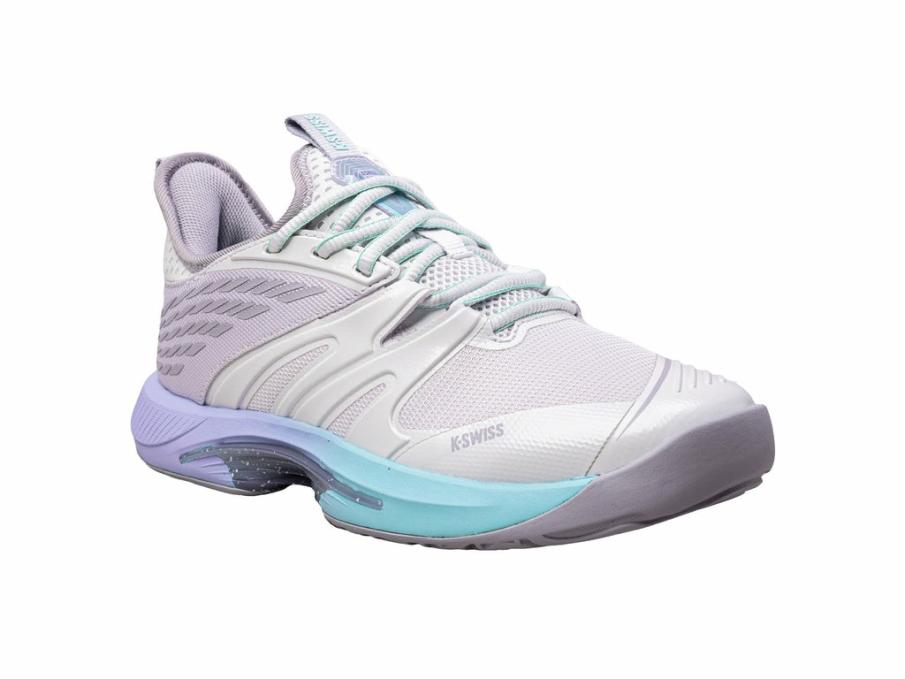 Women Tennis | K-Swiss SPEEDTRAC Nimbus Cloud/lilac Gray/neon Purple