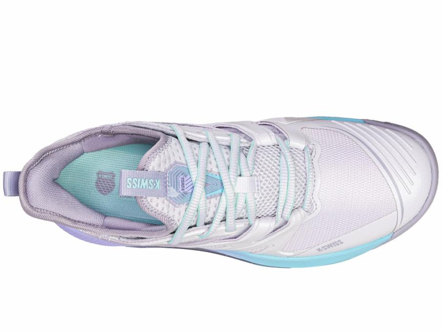 Women Tennis | K-Swiss SPEEDTRAC Nimbus Cloud/lilac Gray/neon Purple