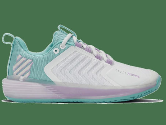 Women Tennis | K-Swiss ULTRASHOT 3 Brilliant White/angel Blue/sheer Lilac