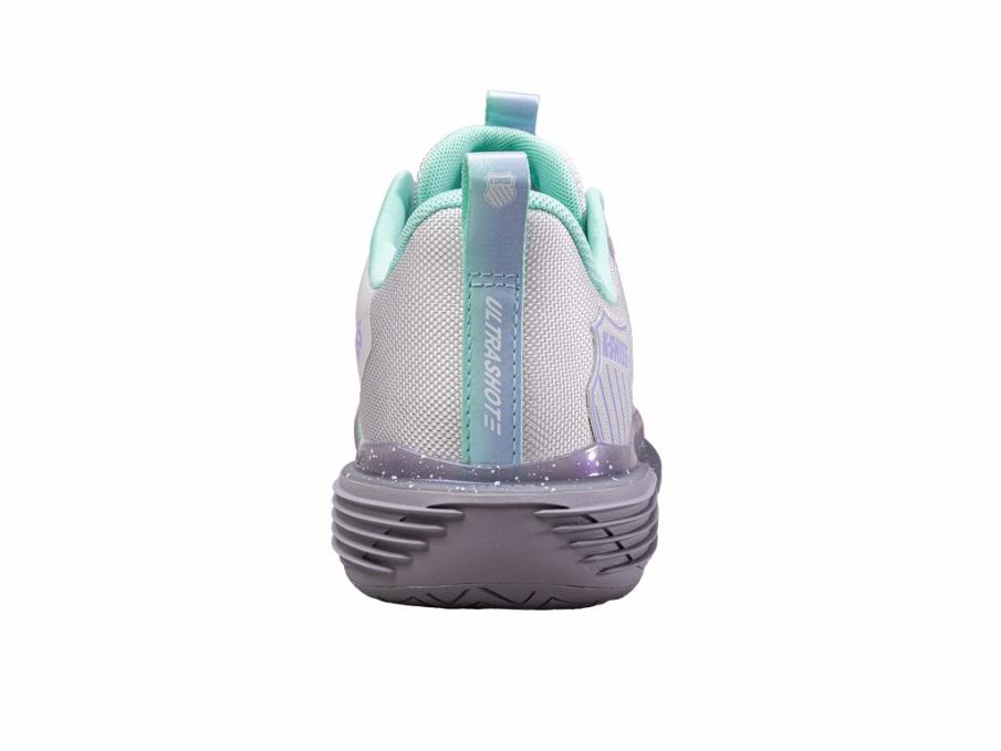 Women Tennis | K-Swiss ULTRASHOT 3 Nimbus Cloud/lilac Gray/neon Purple
