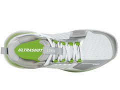 Women Tennis | K-Swiss ULTRASHOT 3 White/gray Violet/lime Green