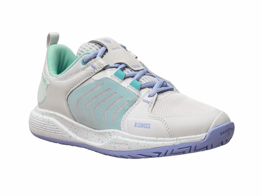 Women Tennis | K-Swiss ULTRASHOT TEAM Nimbus Cloud/neon Purple/neon Teal