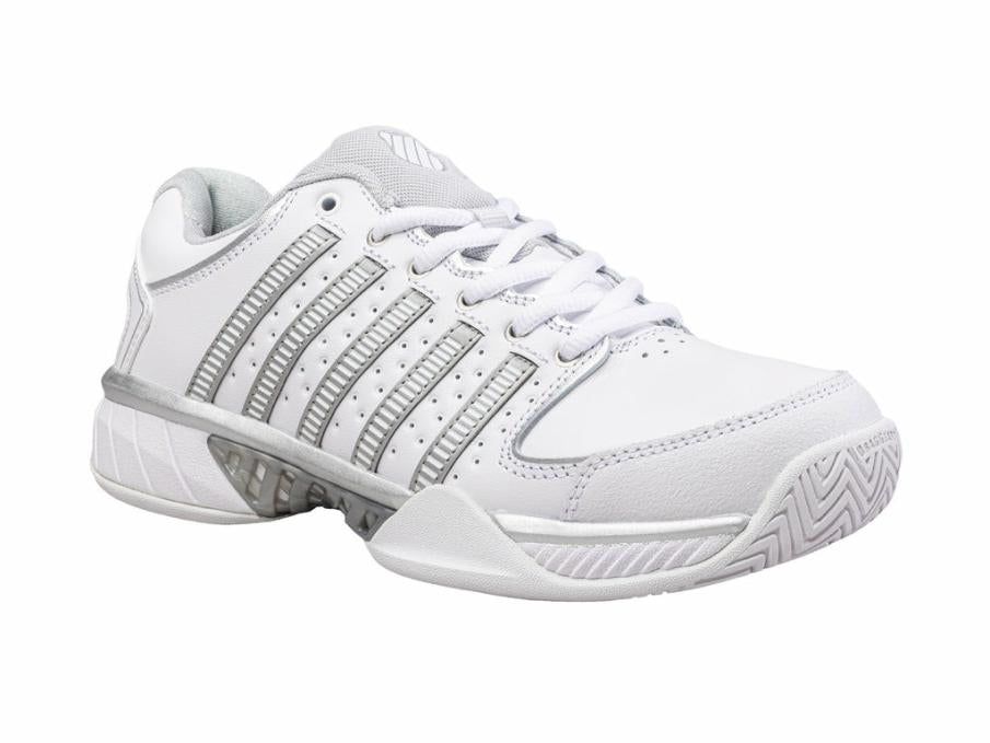 Women Tennis | K-Swiss WOMENS HYPERCOURT EXPRESS LEATHER White/silver/glacier Gray