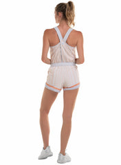 Women Tennis & Pickleball | K-Swiss COURT ROMPER Star White