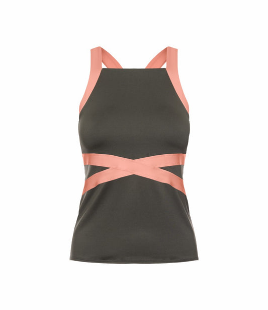 Women Tennis & Pickleball | K-Swiss CRISS-CROSS TANK Asphalt