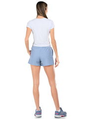 Women Tennis & Pickleball | K-Swiss CUT ABOVE CROP S/S Glacier