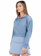 Women Tennis & Pickleball | K-Swiss DIAMOND 1/4 ZIP L/S Infinity