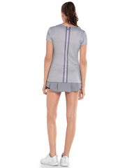 Women Tennis & Pickleball | K-Swiss PLEATED S/S CREW Paisley