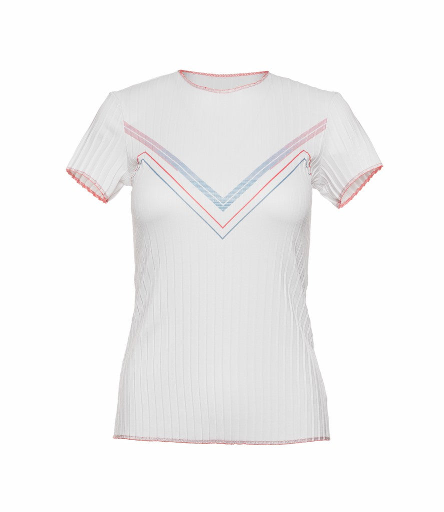 Women Tennis & Pickleball | K-Swiss PLEATED S/S CREW White