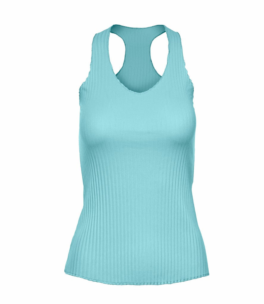 Women Tennis & Pickleball | K-Swiss PLEATED V-NECK TANK 2 Angel Blue