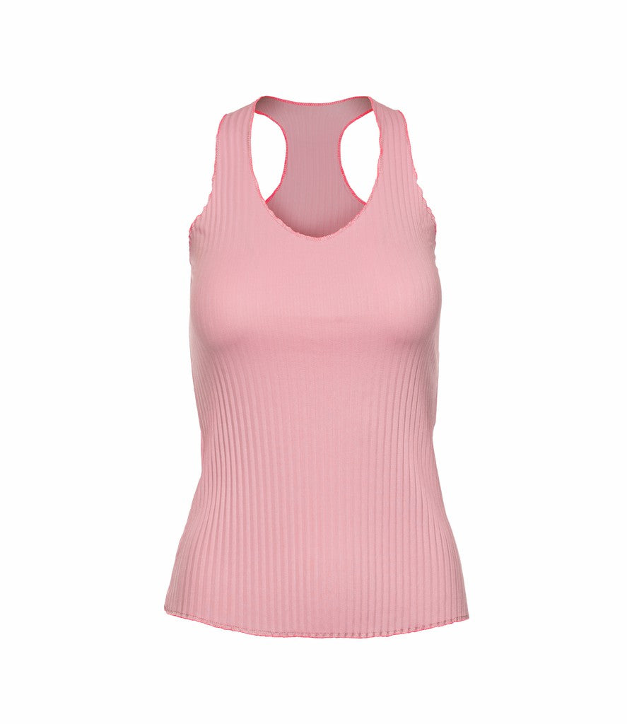 Women Tennis & Pickleball | K-Swiss PLEATED V-NECK TANK Seashell