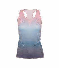 Women Tennis & Pickleball | K-Swiss PLEATED V-NECK TANK Silverlake Blue