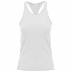 Women Tennis & Pickleball | K-Swiss RIB TANK W/BRA White