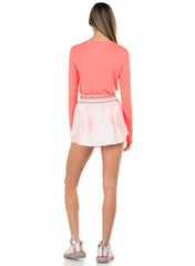 Women Tennis & Pickleball | K-Swiss VOLLEY L/S Flamingo