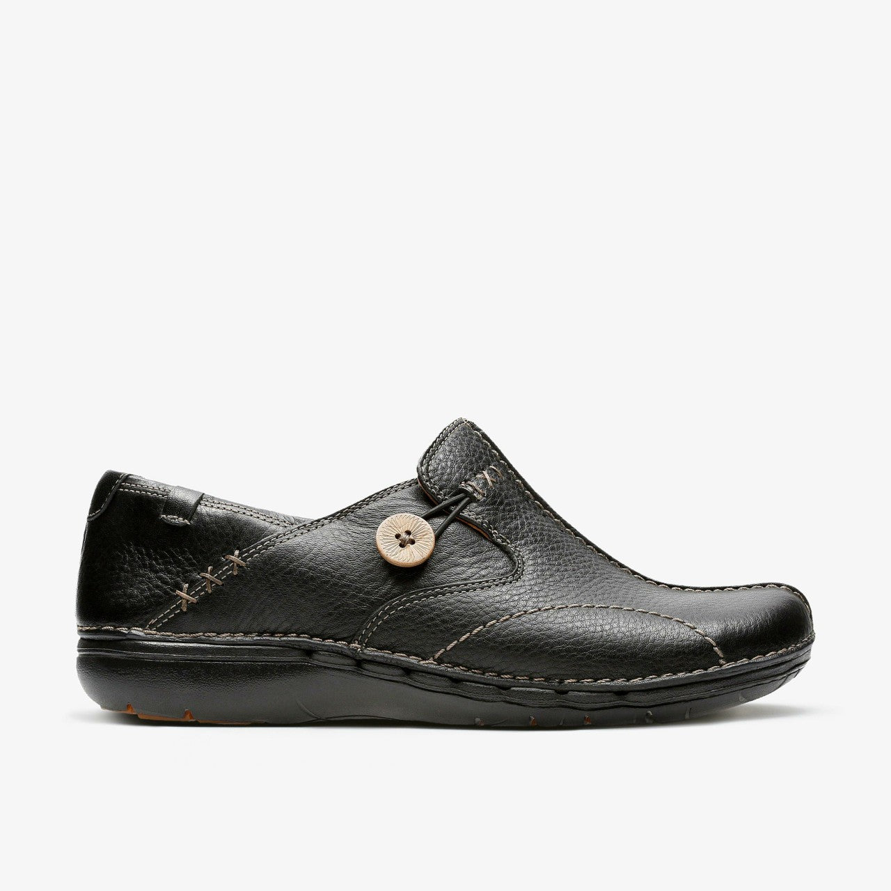Un Loop Black Leather | Clarks
