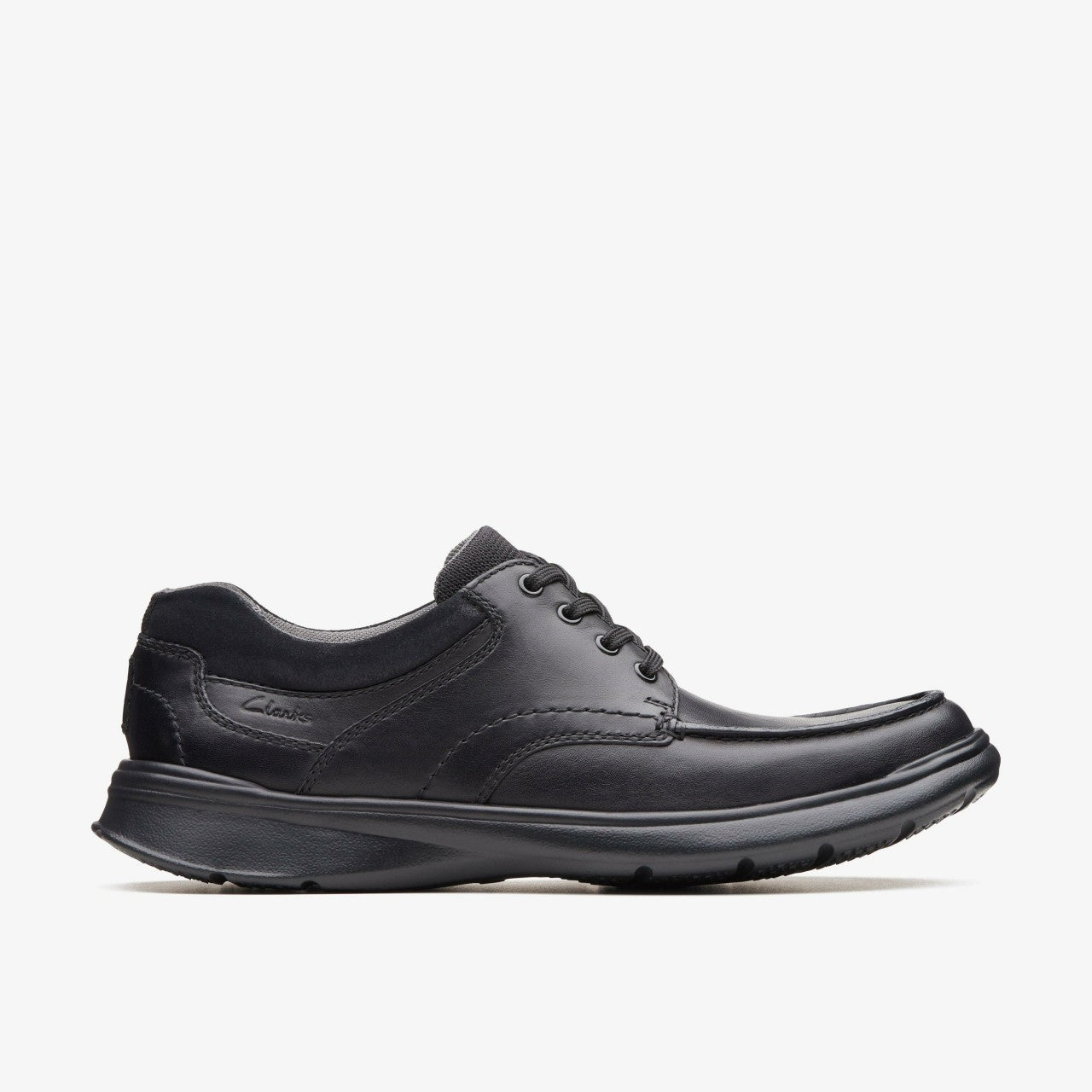 Cotrell Edge Black Smooth Leather | Clarks