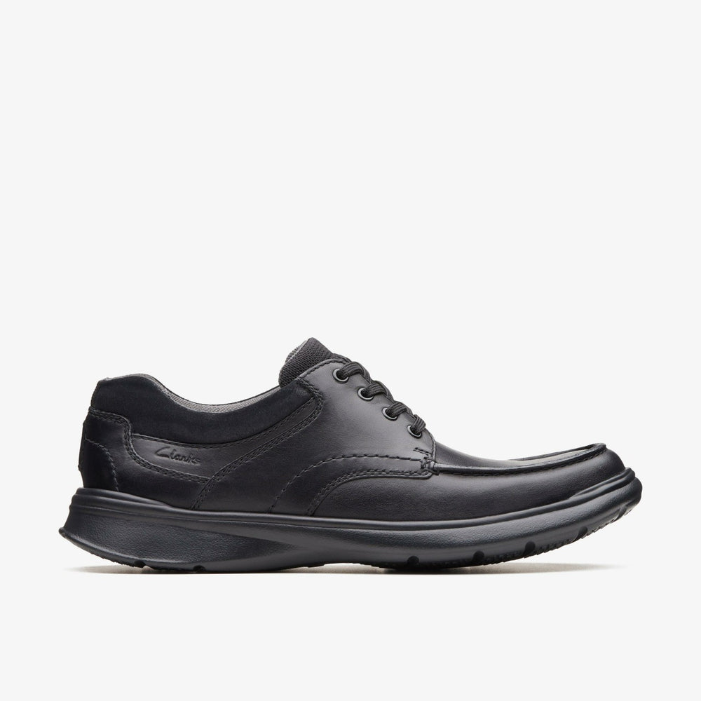 Cotrell Edge Black Smooth Leather | Clarks