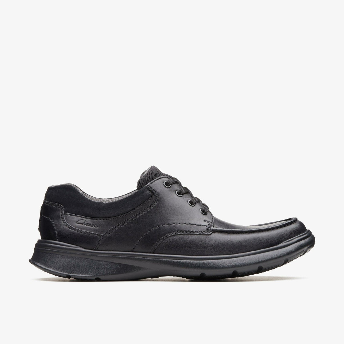 Cotrell Edge Black Smooth Leather | Clarks