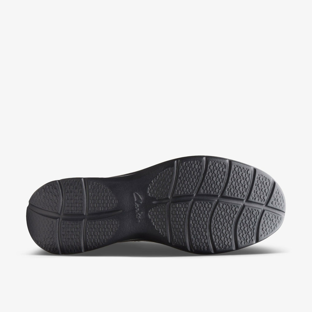 Cotrell Edge Black Smooth Leather | Clarks