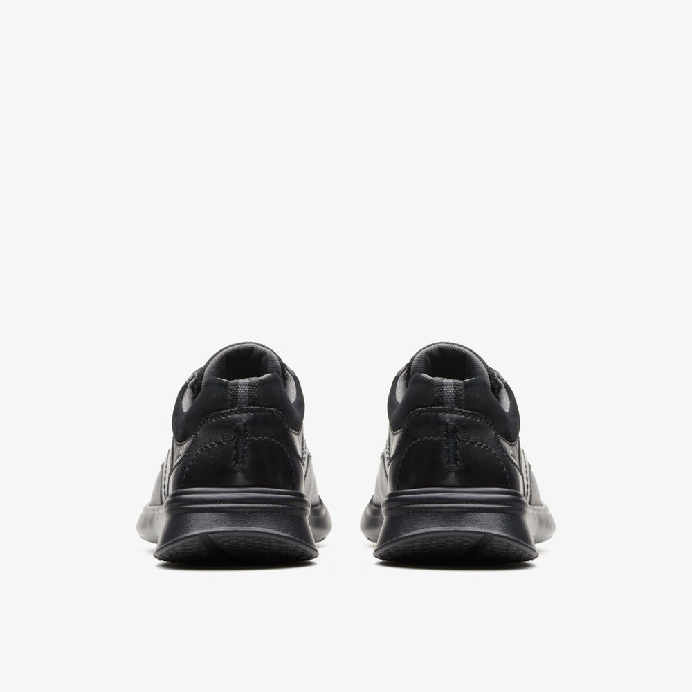 Cotrell Edge Black Smooth Leather | Clarks