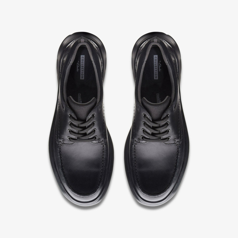 Cotrell Edge Black Smooth Leather | Clarks