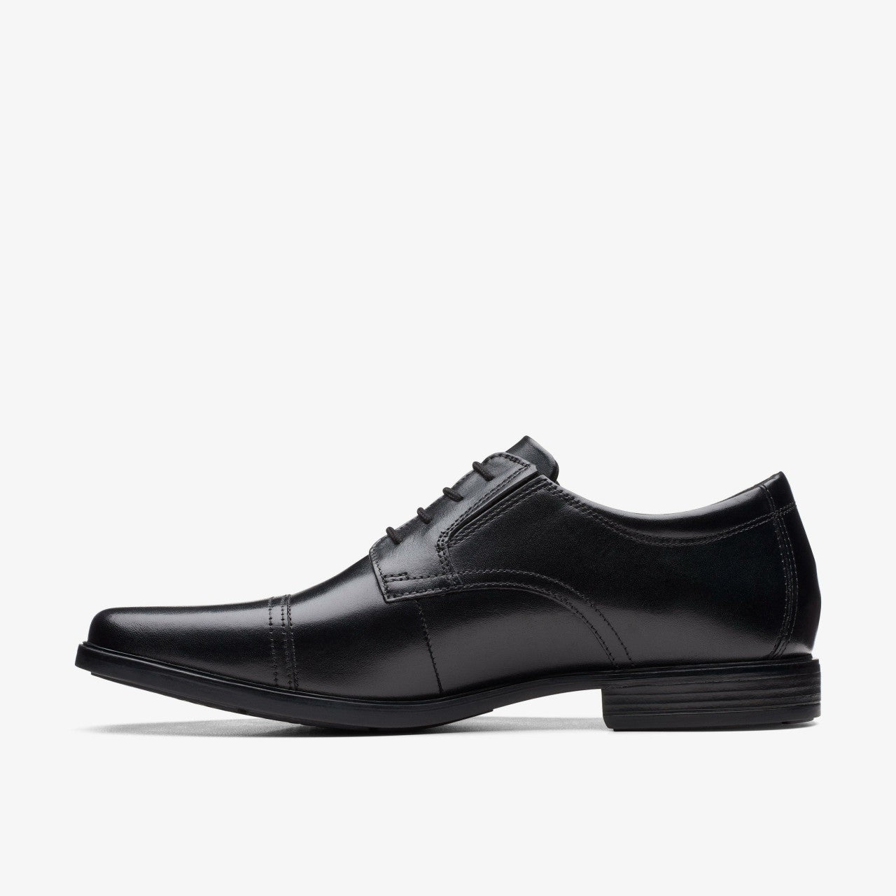 Howard Cap Black Leather | Clarks