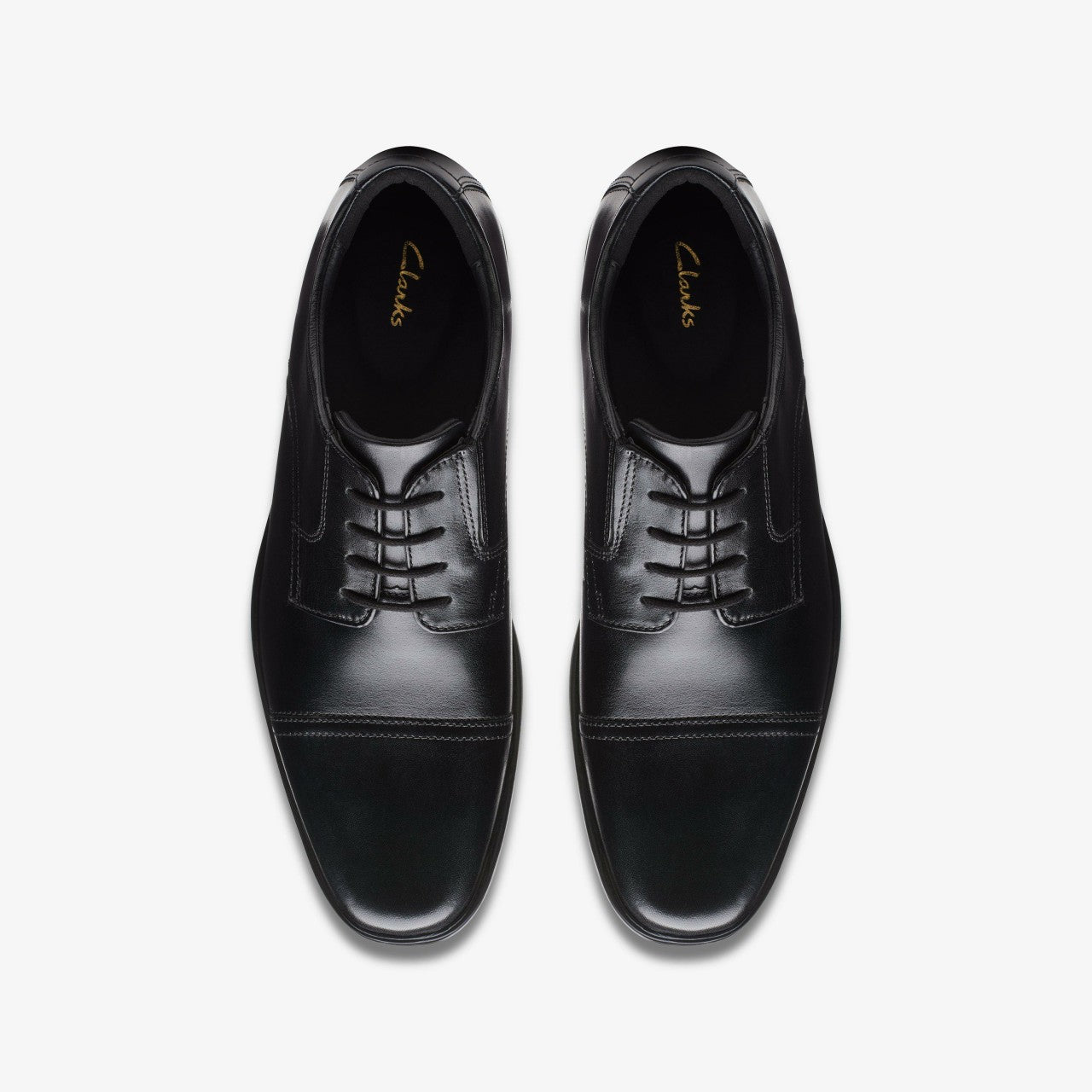 Howard Cap Black Leather | Clarks