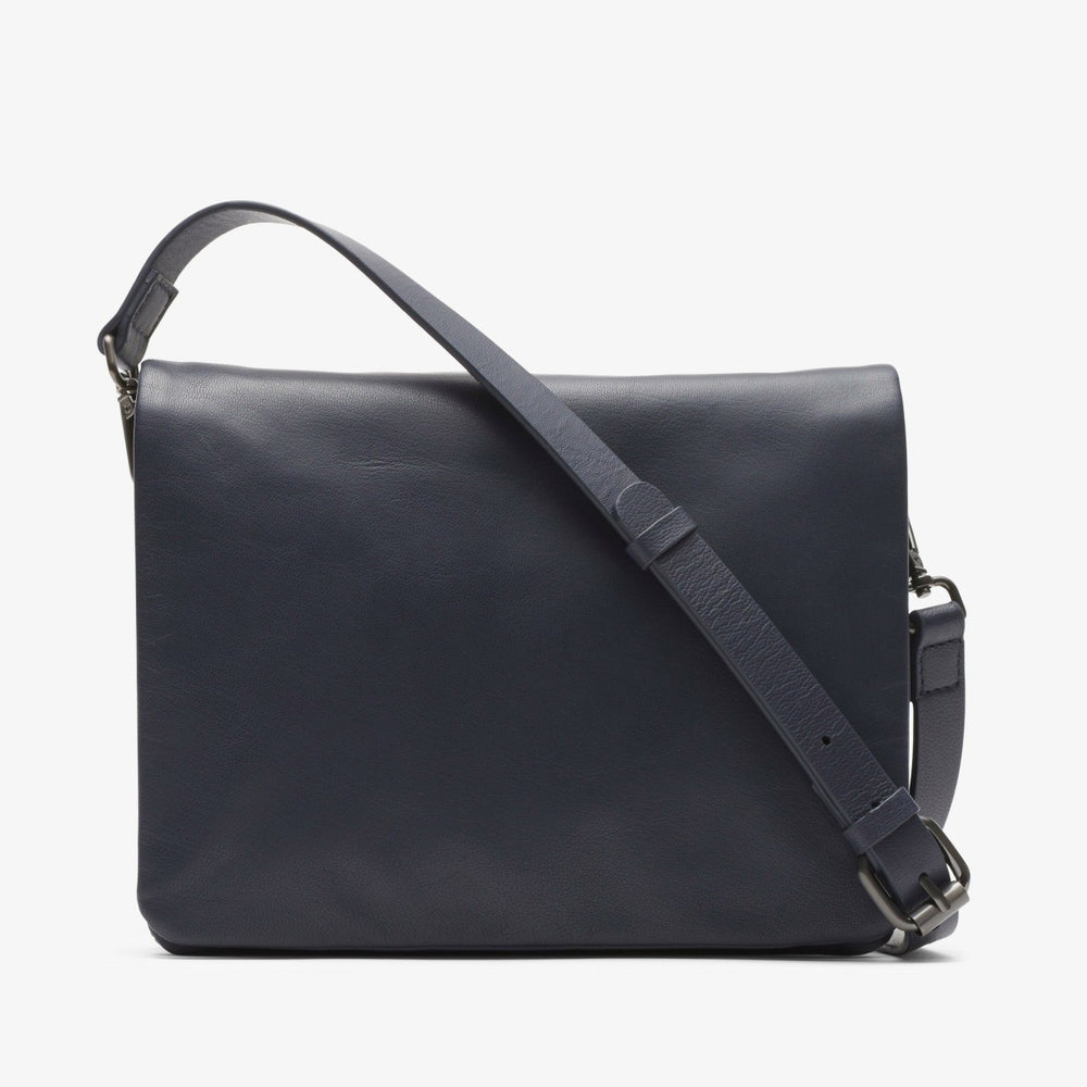 Treen Medium Navy Leather | Clarks