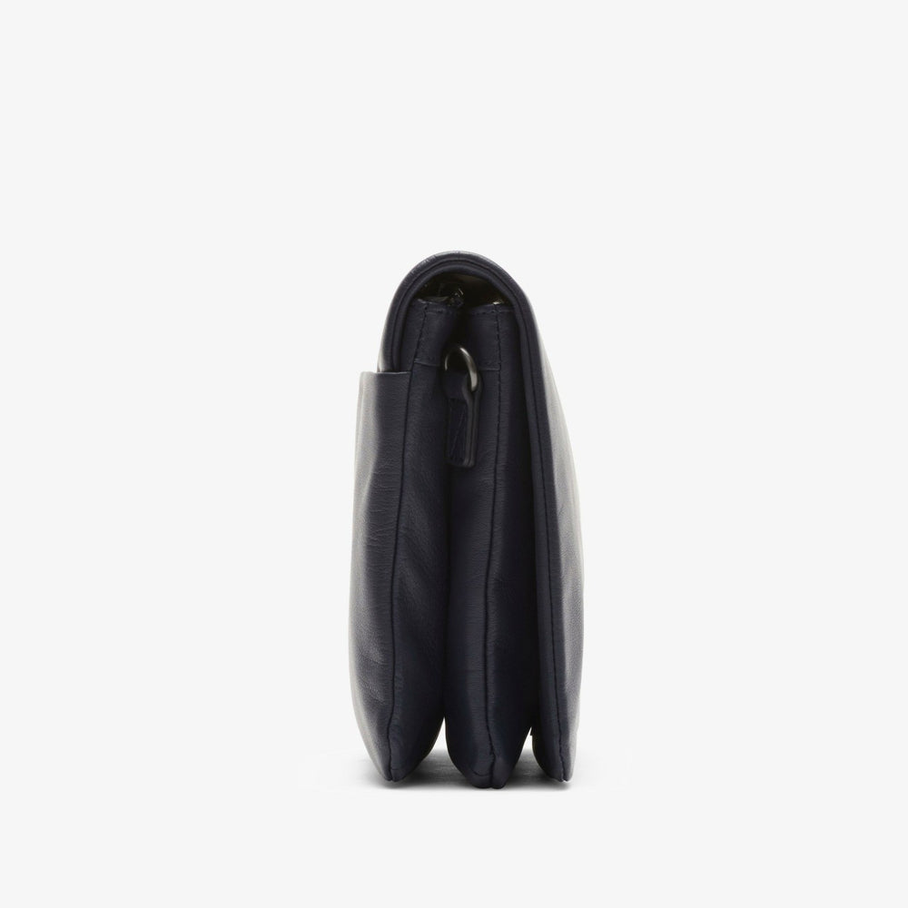 Treen Medium Navy Leather | Clarks