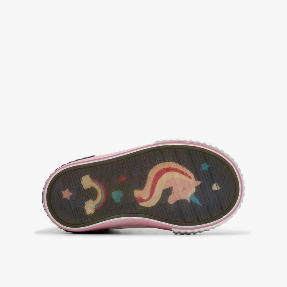 Foxing Halo Hi Toddler Silver | Clarks