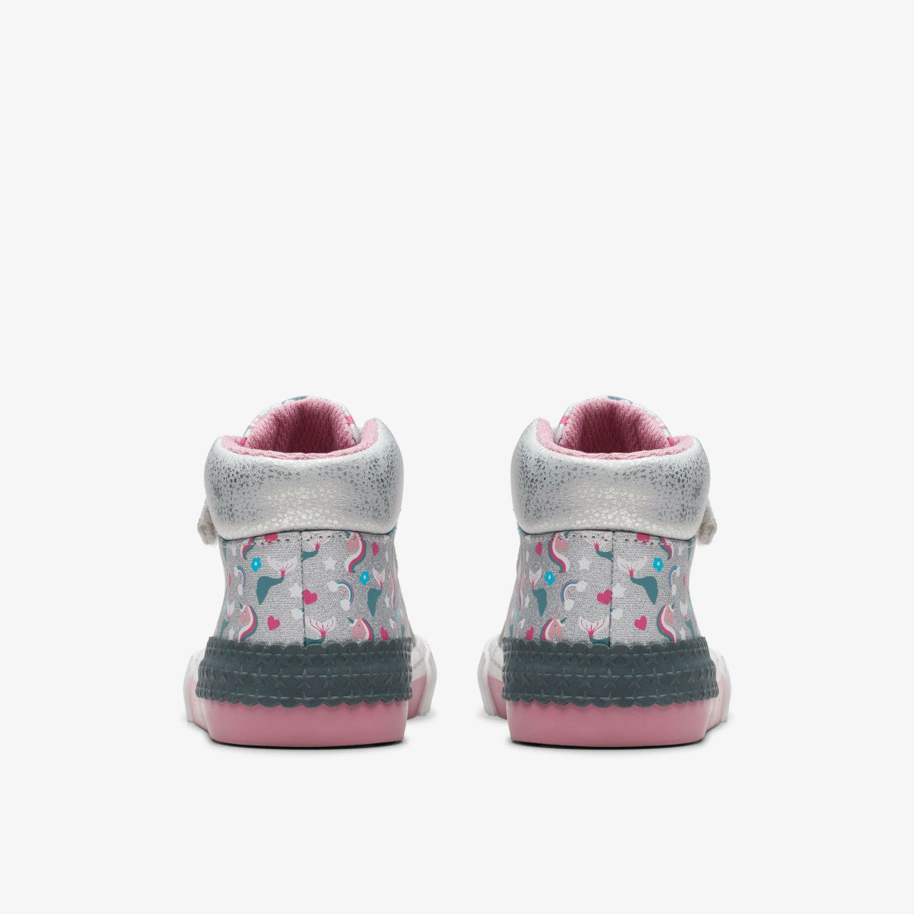 Foxing Halo Hi Toddler Silver | Clarks
