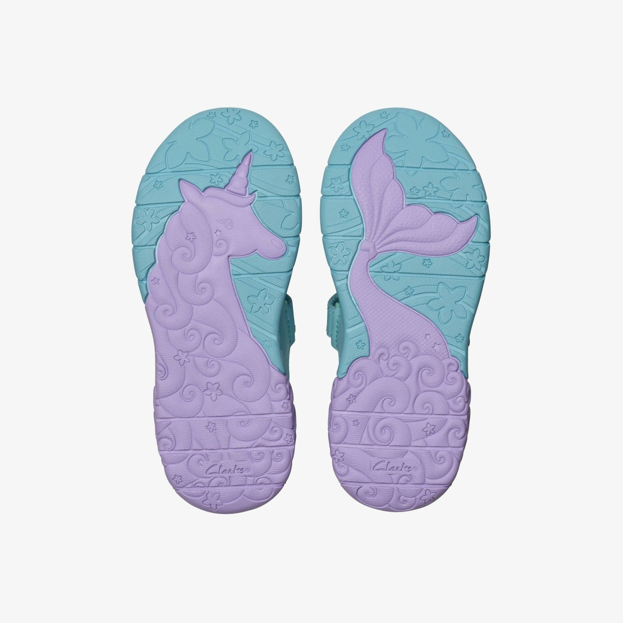 Tidal Shell Kid Light Blue Combination | Clarks