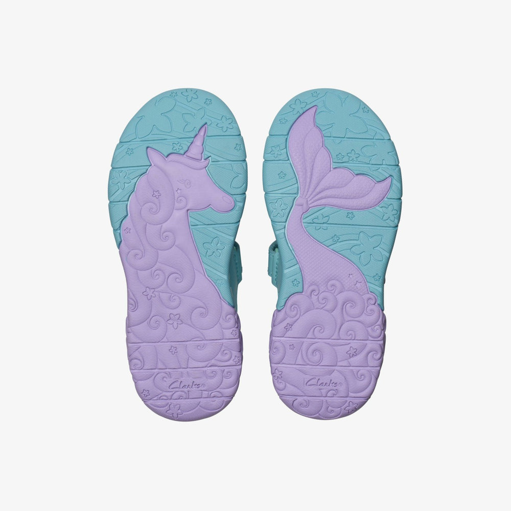 Tidal Shell Kid Light Blue Combination | Clarks