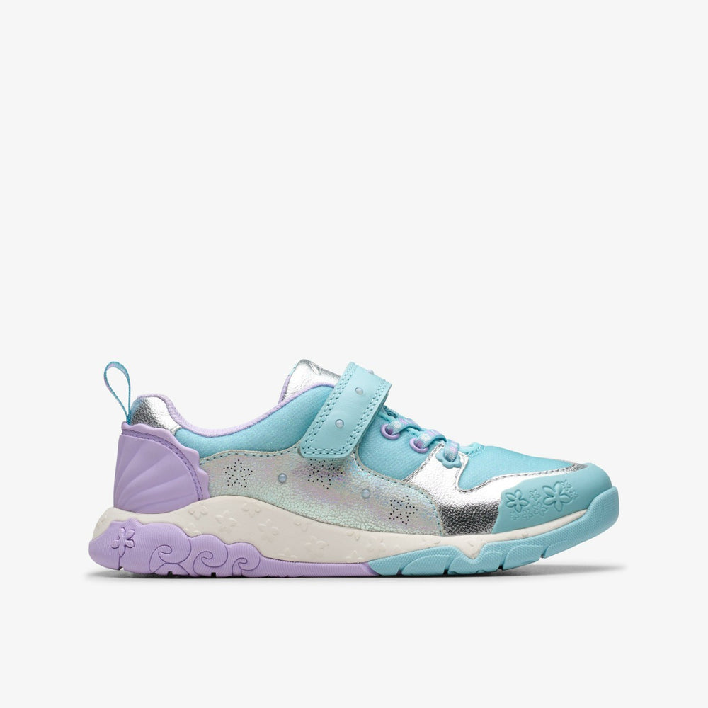 Tidal Shell Kid Light Blue Combination | Clarks
