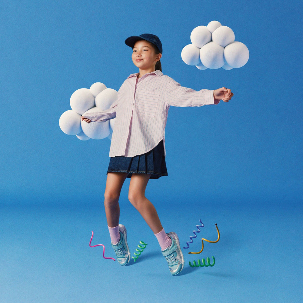 Tidal Shell Kid Light Blue Combination | Clarks