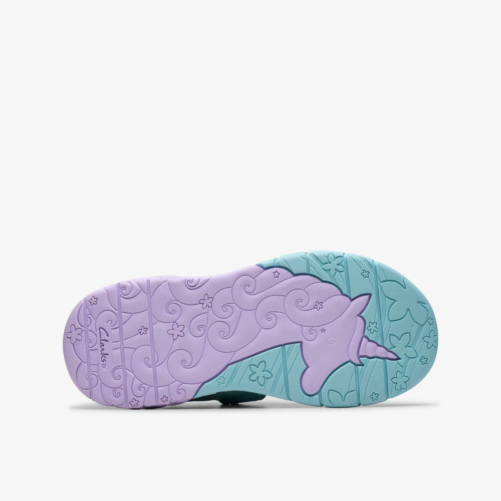 Tidal Shell Kid Light Blue Combination | Clarks