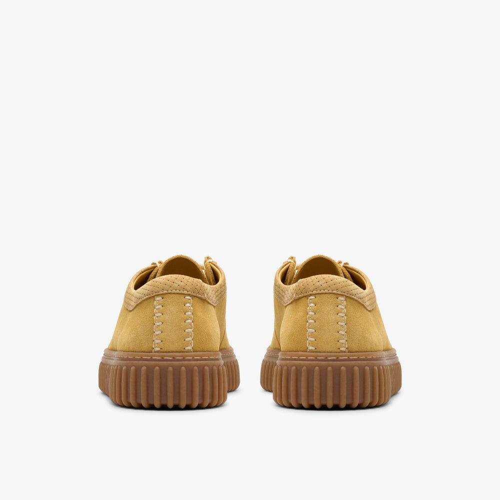 Torhill Lo Golden Tan Suede | Clarks