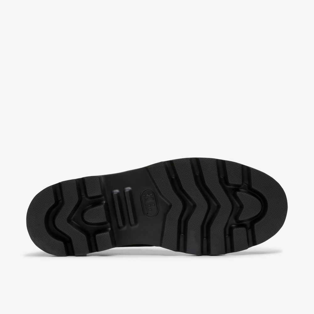 Badell Seam Navy Leather | Clarks